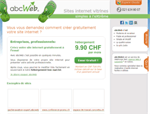Tablet Screenshot of abcweb.ch